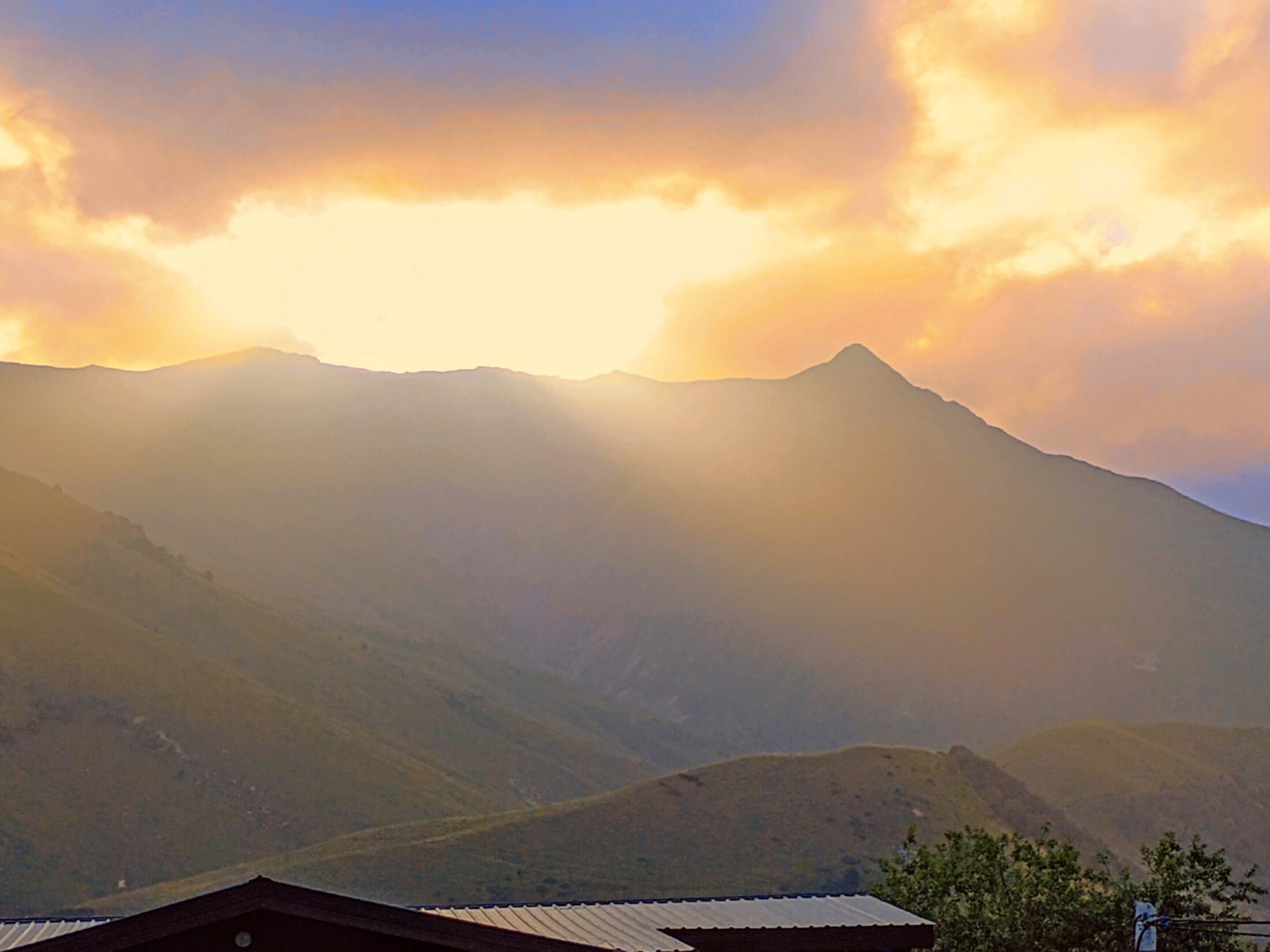 Abendstimmung bei Gudauri