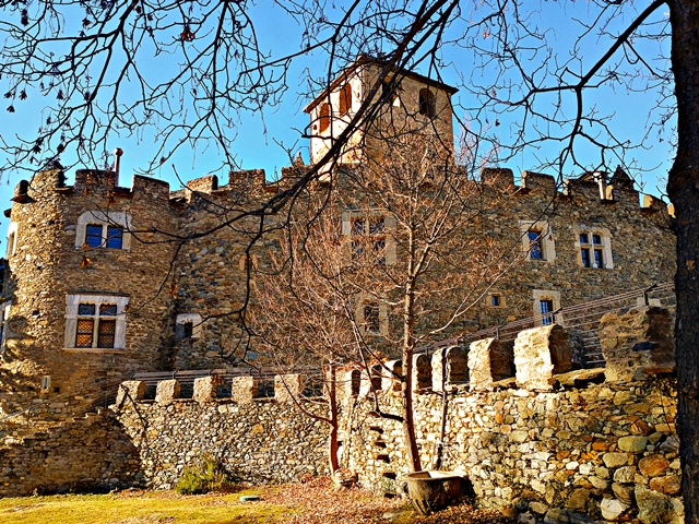 Das Schloss von Introd