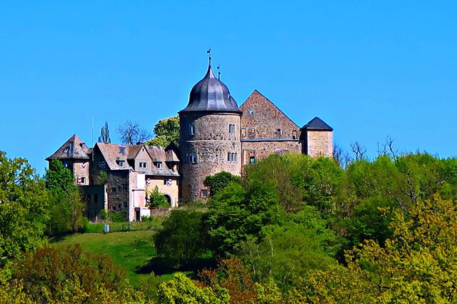 Blick auf das Dornröschenschloss Sababurg