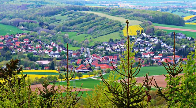 Schöne Aussicht auf dem Turmberg