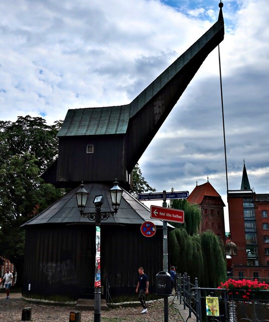 Der alte Kran am Stintmarkt