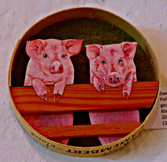 Glückliche Schweine