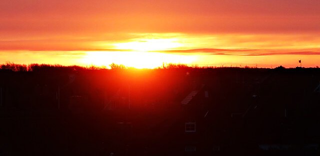 Sonnenaufgang über Wenningstedt