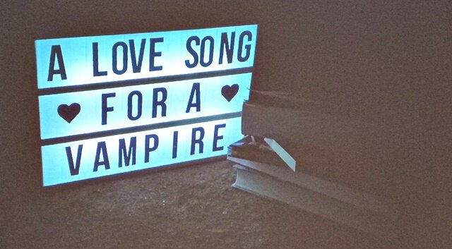 A love song for a vampire