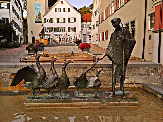 Gänselieselbrunnen in Leutkirch