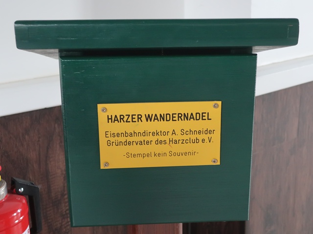 Sonderstempel an der Rübelandbahn