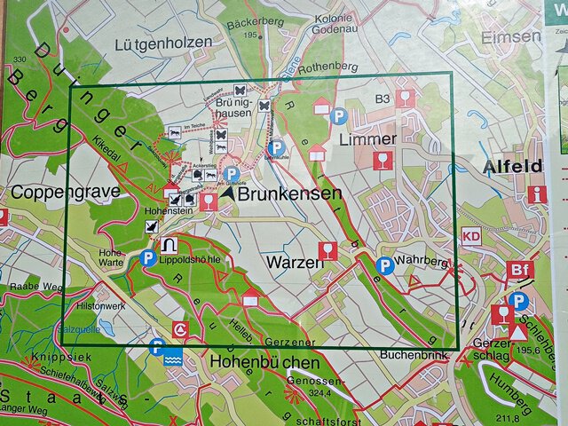 Unser Wandergebiet rund um Brunkensen