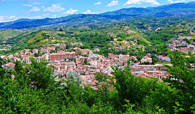 Blick vom Castello di Cosenza auf die Altstadt