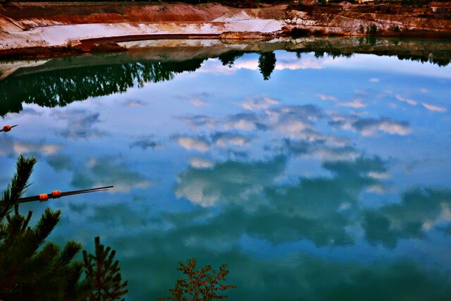 Teich am Quarzwerk Weferlingen