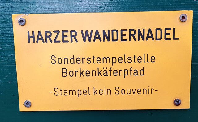 Sonderstempel Borkenkäferpfad