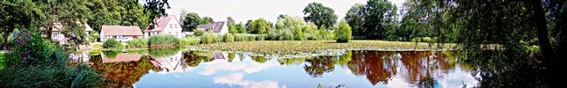 Der wunderschöne Meierei-Teich am Rittergut Kirchberg