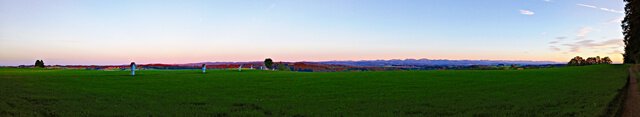 Abendstimmung auf dem Kreuzweg bei Merazhofen