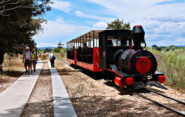 Schmalspurbahn am Praia do Barril