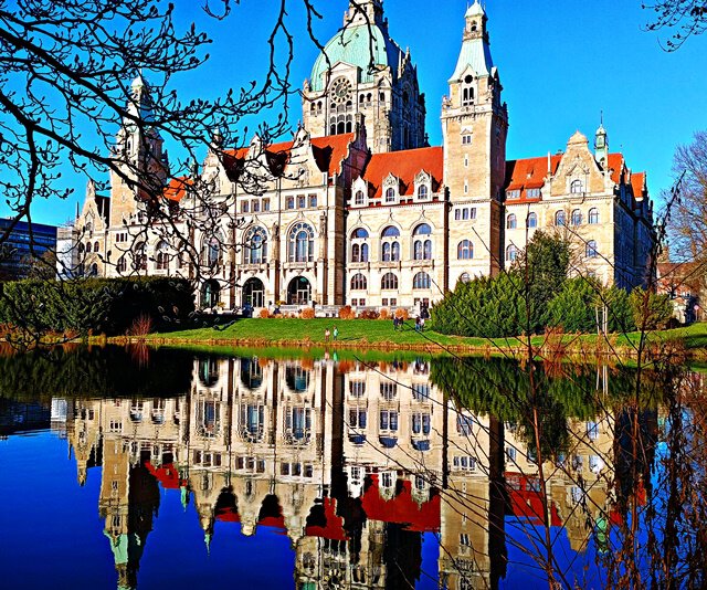 Das Rathaus von Hannover