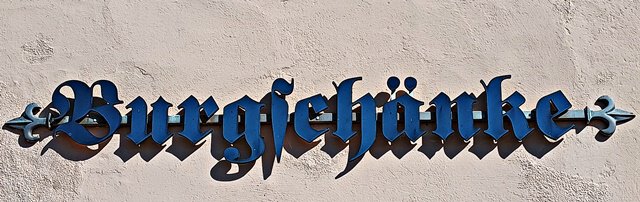Zum Schluss: Einkehr in der Burgschänke!