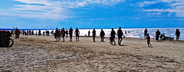 Am Strand von Jurmala