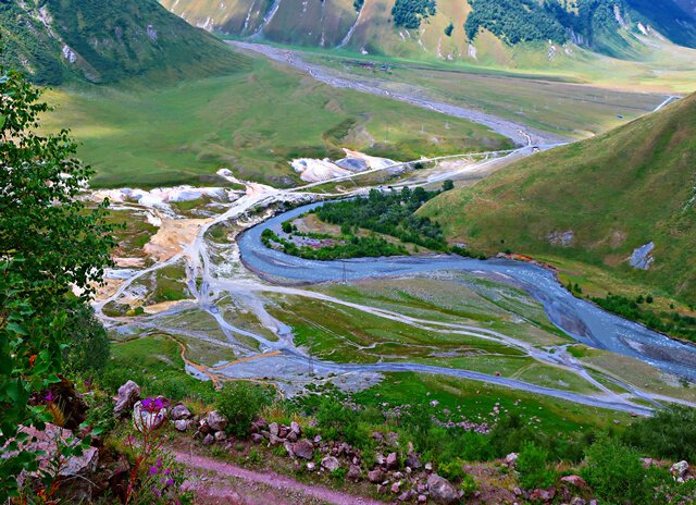 Blick auf das wunderschöne Trusso-Tal