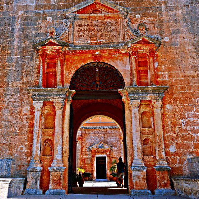Eingangsportal Kloster Agia Triada