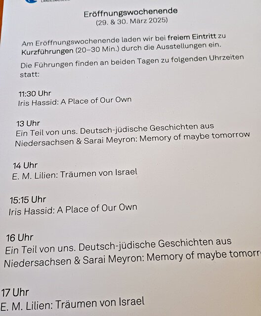 Kostenfreier Eintritt mit Führung am Eröffnungswochenende