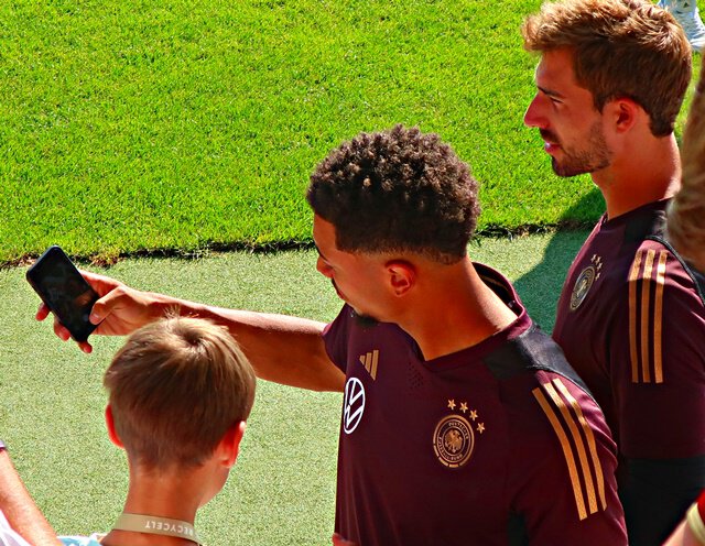 Selfie mit Benjamin Henrichs und Pascal Groß