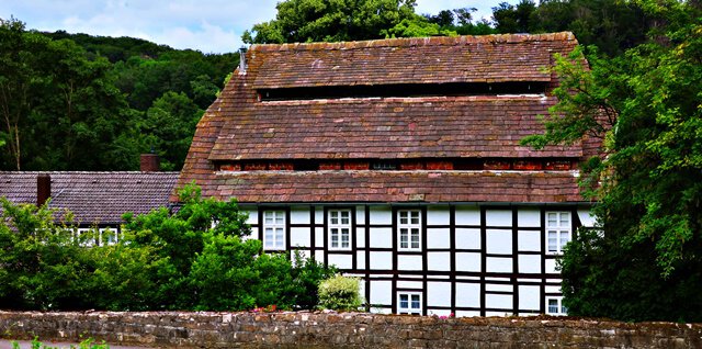 Die historische Papiermühle in Lauenstein