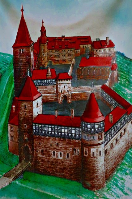 Modell der Burg