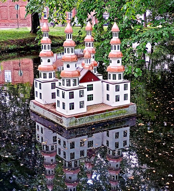 Miniaturausgabe vom ehemaligen Schloss in Tönningen