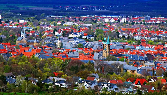 Der wundervolle Blick über Goslar vom Maltermeisterturm