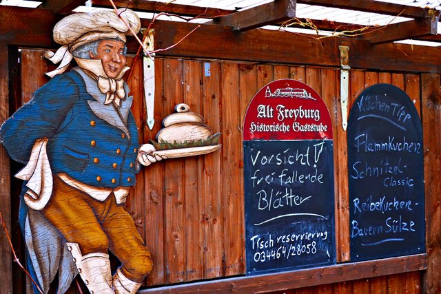 Vorsicht frei fallende Blätter