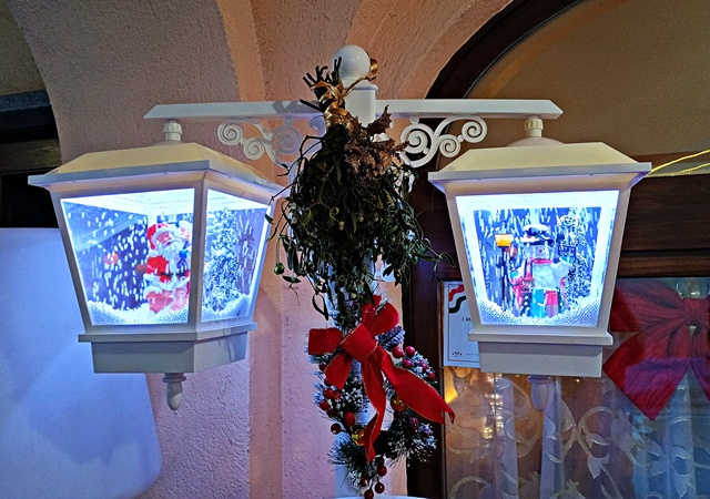 Weihnachtsdeko in Aosta