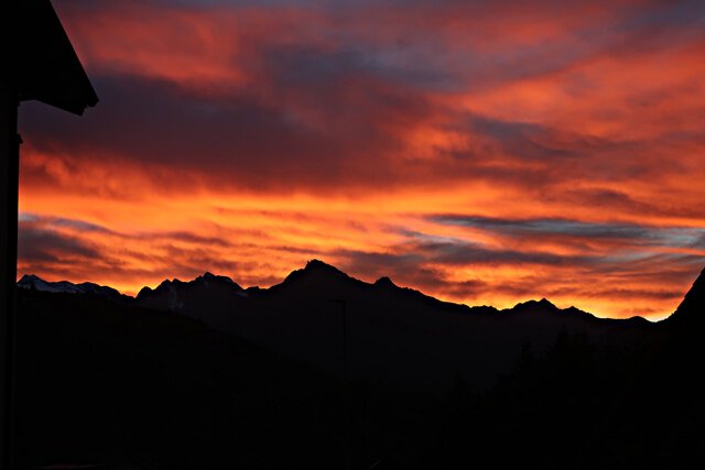 Sonnenuntergang bei Aymaville