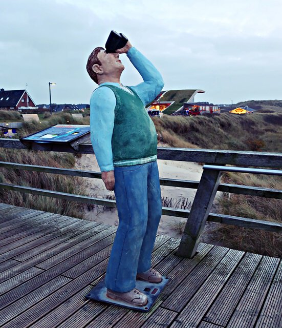 Ein Alltagsmensch in Wenningstedt am Strand