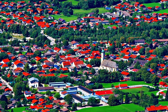 Blick auf Lenggries