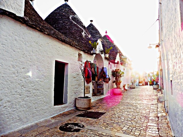 Die Trulli-Häuser von Alberobello