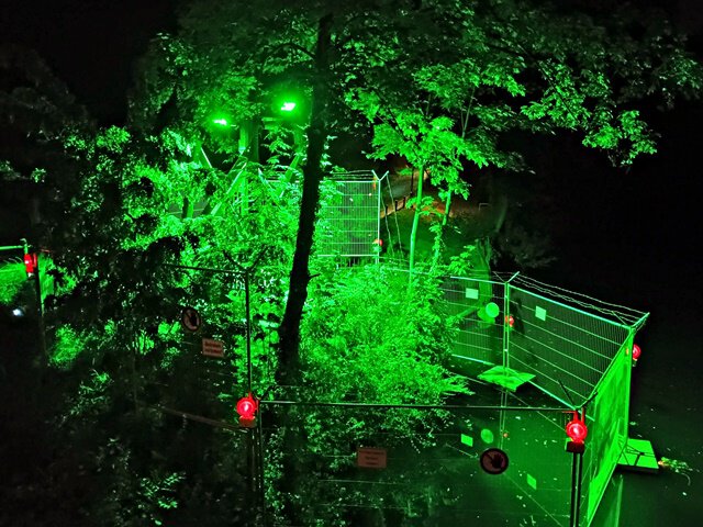 Betreten verboten IAK/TU Braunschweig Sidonienbrücke