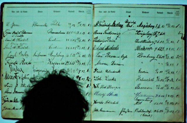 Patientenliste des Sanatoriums Dr. Barner