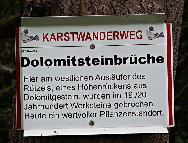 Dolomitengestein