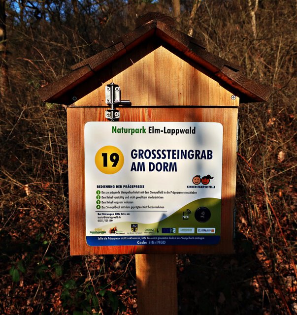 Stempelstelle Großsteingrab am Dorm