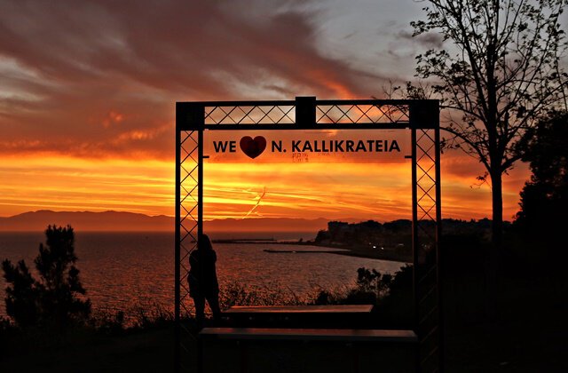 Abendstimmung in Nea Kalikratia