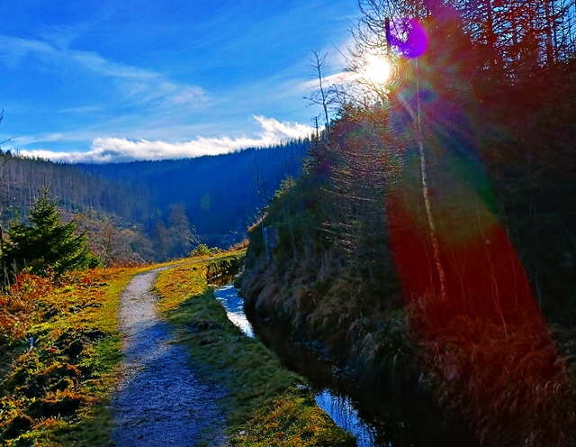 Herrlichstes Wetter zum Start der Tour