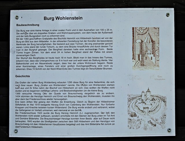 Abstecher zur Burgruine Wohlenstein