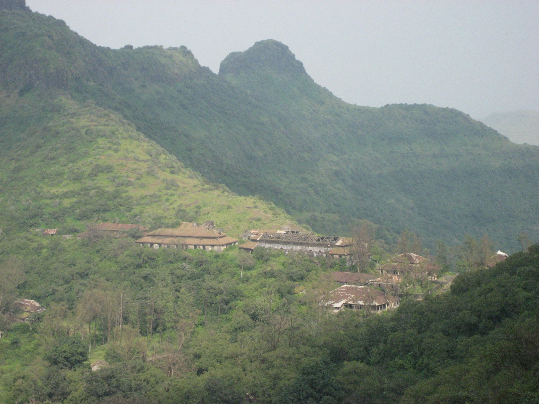 Blick vom Purandar Fort