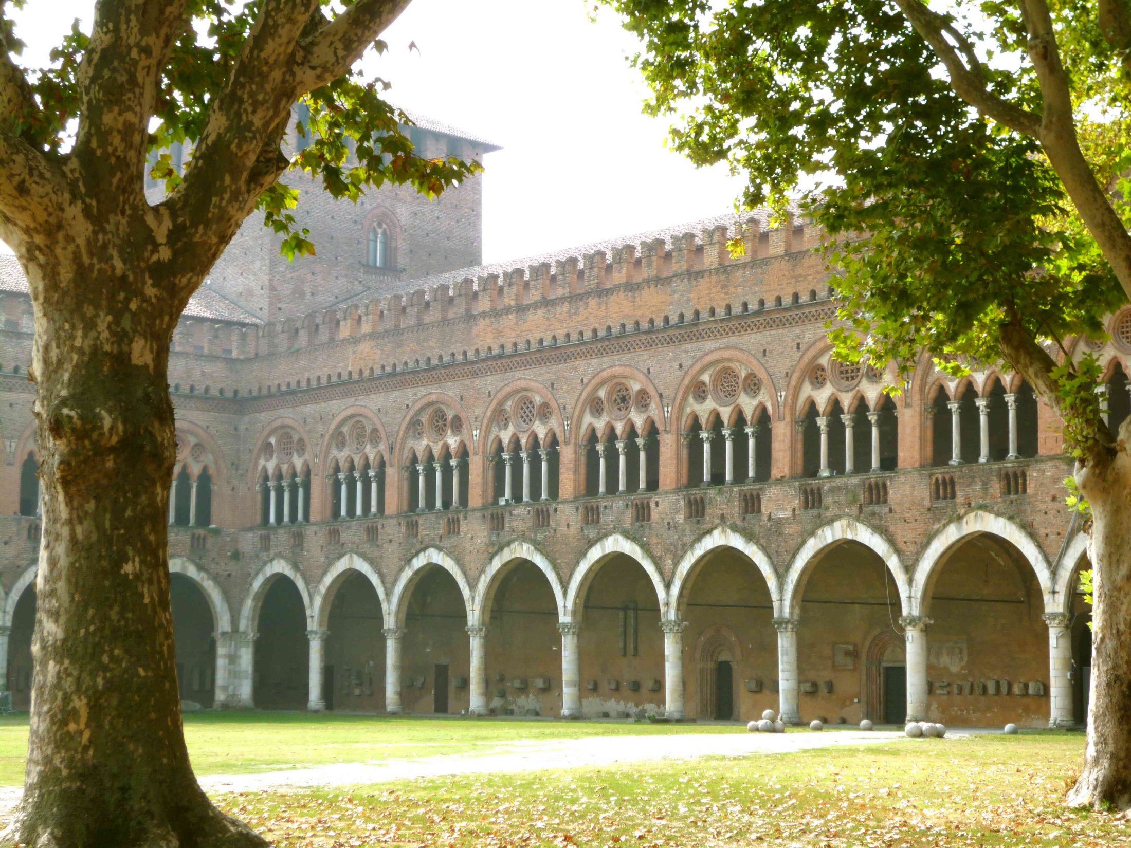 Castello Pavia_Innenhof