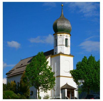 Typische Dorfkirche