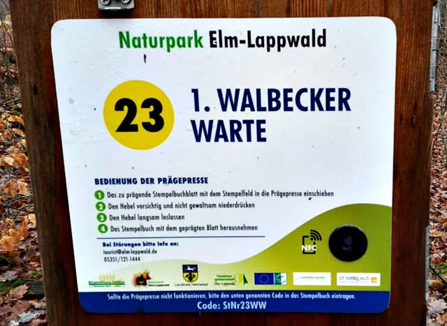 Stempelstelle Walbecker Warte