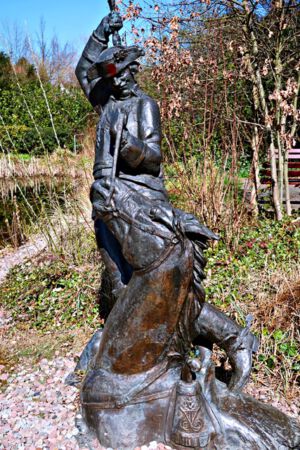 Die Münchhausen-Skulptur des Bildhauers A. J. Orlow