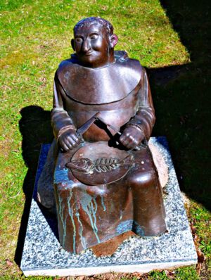 Bronze-Mönche